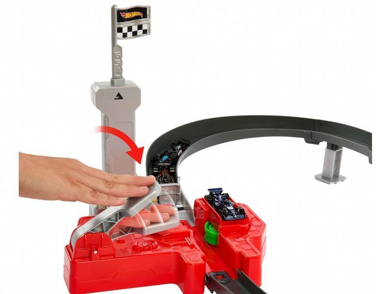 Набор Hot Wheels Трасса для гонки Формулы 1 JDY15 ХВ0077 фото