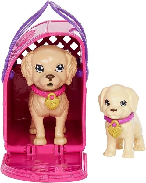 УЦІНКА (Прим'ята коробка) Лялька Барбі Усиновлення щенят Barbie Pup Adoption Doll HKD86 КБ0133у фото