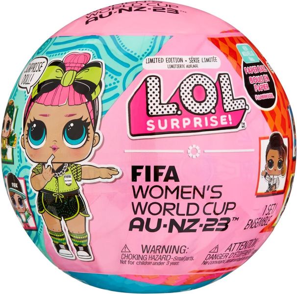 Лялька L.O.L. Surprise! X FIFA Women's World Cup Australia & New Zealand 2023 Женский футбол 588832 ЛОЛ0021 фото