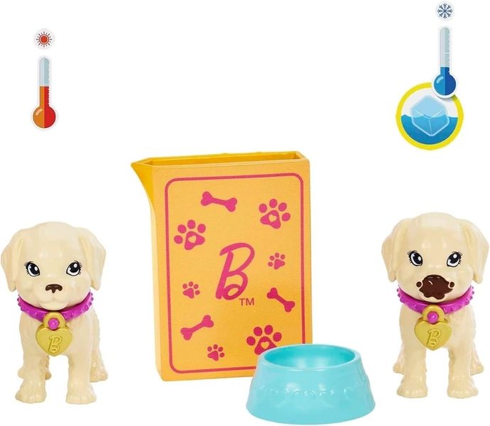 УЦІНКА (Прим'ята коробка) Лялька Барбі Усиновлення щенят Barbie Pup Adoption Doll HKD86 КБ0133у фото