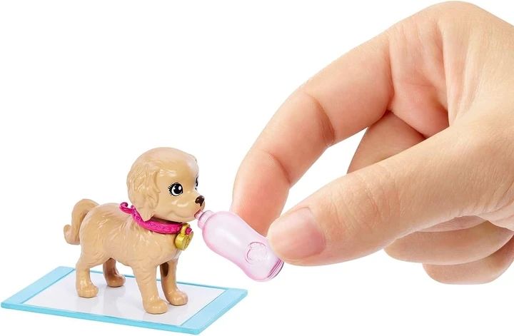 УЦІНКА (Прим'ята коробка) Лялька Барбі Усиновлення щенят Barbie Pup Adoption Doll HKD86 КБ0133у фото